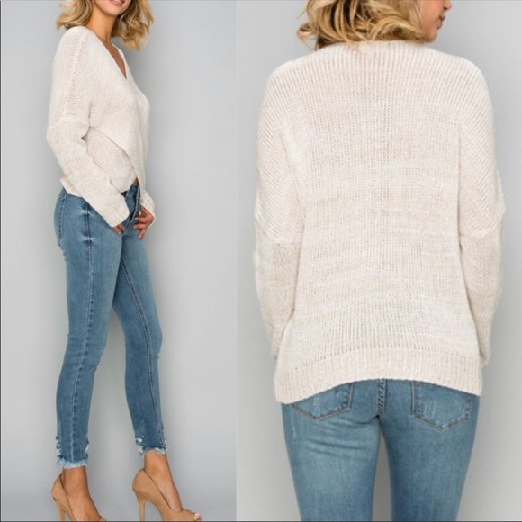 Surplice Sweater - Picture 3 of 3